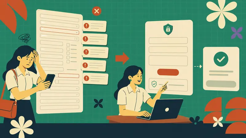 Form liên hệ tạo quá nhiều ma sát